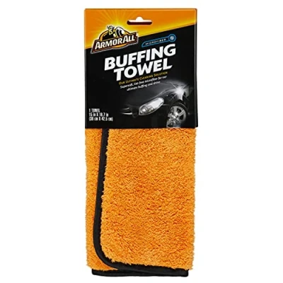 Image of Armor All Car Buffing Towel, Microfiber Towel for and Shining Cars, Trucks Motorcycles