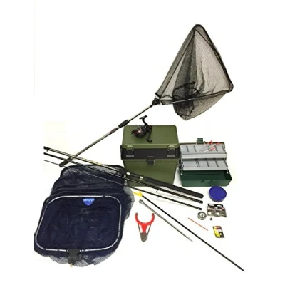 Image of aslmixed ASL Complete Starter Coarse Float Fishing Kit Set.Shakespeare Rod, Reel, Box, Tackle Omni