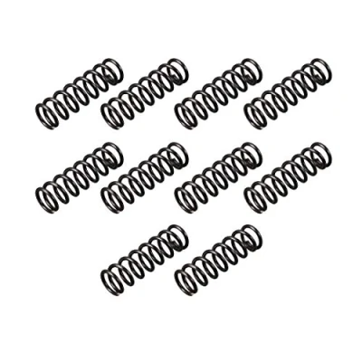 Image of sourcingmap Compression Spring 1.2mm Wire Dia , 9mm OD 30mm Free Length Steel Extension Spring,Black,10Pcs