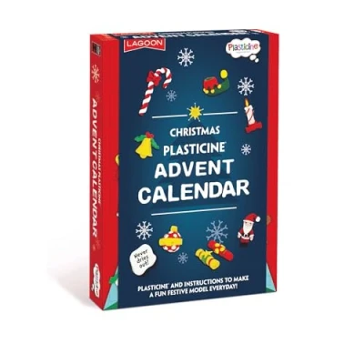 Image of Lagoon Group The 6769 Plasticine Christmas Advent Calendar, Multi