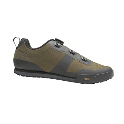 Image of Giro Men&#039;s Tracker Running Shoe, Trail Green/Dark Shadow, 13.5 UK