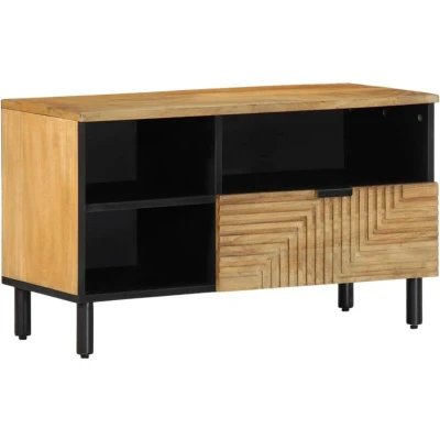 Image of vidaXL TV Cabinet Brown 80x33x46 cm Solid Wood Mango