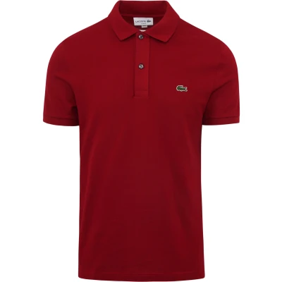 Image of Lacoste Polo shirt, Men&#039;s, Size: Large, Bordeaux