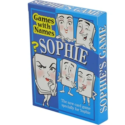 Image of SOPHIE&#039;S GAME the fun gift for Sophie! Ideal gifts women, teenage girls, girlfriends or her. Think birthday gifts, secret Santa, Christmas Eve box fillers