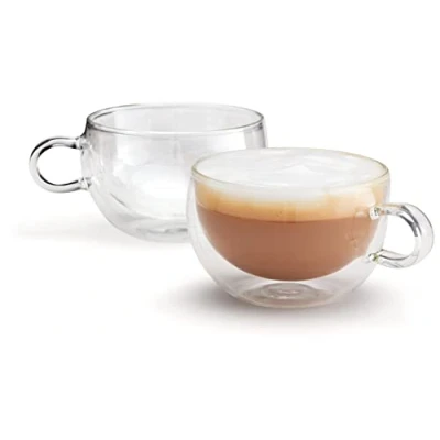 Image of Judge Duo Form Latte Glass Set 325ml of 2