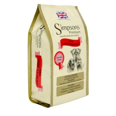 Image of Simpsons Premium Complete Adult Chicken and Brown Rice, 200 g