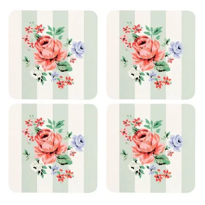 Image of Cath Kidston Feels Like Home Set of 4 Cork Backed Coasters