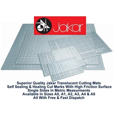 Image of Jakar Translucent Self Healing Cutting Mat A1 Single Sided cm Metric Squared Quality Professional