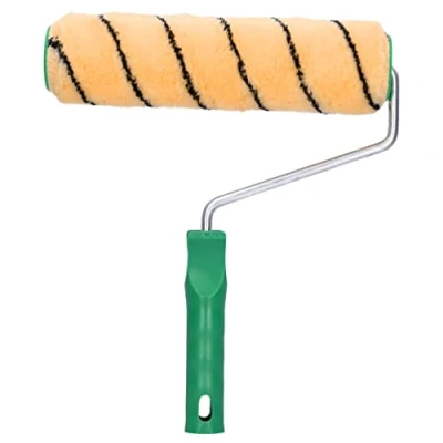 Image of Toolspace Paint Roller &quot;Orange&quot; for Wall Professional 25cm, Painter&#039;s Paint, Facade Roller, Short Pile, Painting Supplies with Plastic Handle,