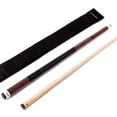 Image of Riley Unisex American Classic Pool Cue And Case Set, Dark Wood Stain, 58 147cm EU