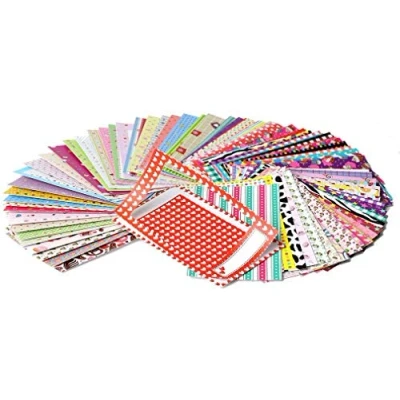 Image of Zink Colorful, Fun &amp; Decorative Photo Border Stickers For 2x3 Paper Projects Pack of 100