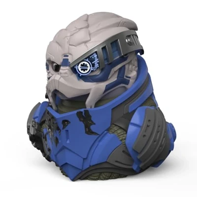 Image of TUBBZ Boxed Edition Garrus Collectible Vinyl Rubber Duck Figure Official Mass Effect Merchandise Sci Fi Action FPS Video Games