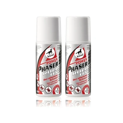 Image of Leovet Power Phaser Roll On Pony/Horse Fly Repellent 75ml Pack of 2