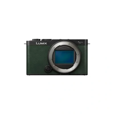 Image of Panasonic Lumix DC S9E G Full Frame Mirrorless Open Gate Vlogging Camera, 24.2MP, 6K /4K Video, 779 Point PDAF, Image Stabilisation, Free Angle Screen, 5Ghz WiFi, Olive Green, Body