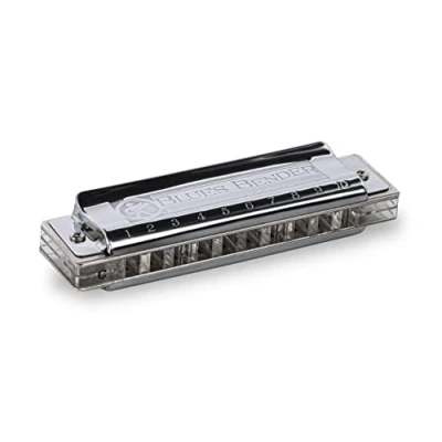 Image of Hohner Blues Bender Harmonica, Key of G, Stainless steel (M586BX G)