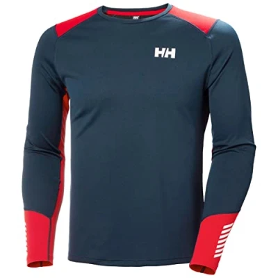 Image of Helly Hansen Men&#039;s Lifa Active Crew Shirt, Blue, XXL UK
