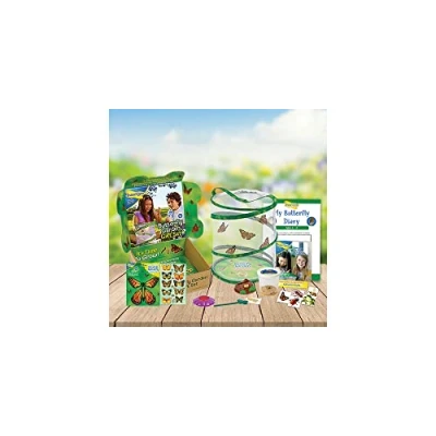 Image of Insect Lore Butterfly Garden GIFT SET with 3 5 Caterpillars