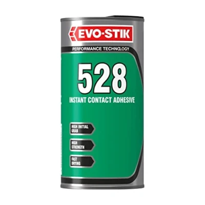 Image of EVO STIK 528 Instant Contact Adhesive, Multi Purpose High Shear Strength, Good Temperature Resistance, 500ml