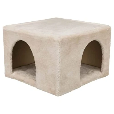 Image of TRIXIE Cuddly Cave for rabbits/Guinea pigs, plush, 36 x 25 cm, beige, 3230 g