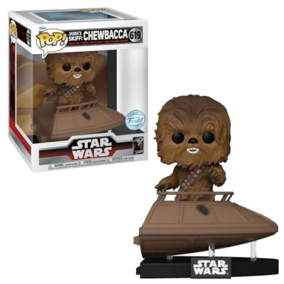 Image of Funko Star Wars Episode VI: Return of the Jedi Chewbacca Jabba&#039;s Skiff 40th Anniversary Pop! Vinyl