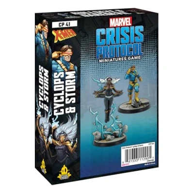 Image of Atomic Mass Games Marvel Crisis Protocol: Character Pack: Storm and Cyclops Miniature Game