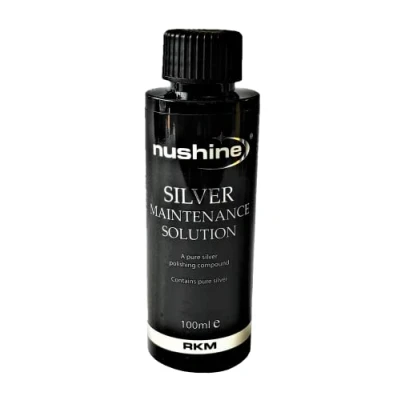 Image of Nushine Silver Maintenance Solution 100ml Contains Pure (Ideal for Slightly Worn Silver)