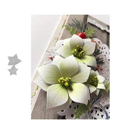Image of SpirWoRchlan Cutting Dies, Flower Metal Dies DIY Scrapbooking Embossing Paper Cards Craft Stencil Tool Gift