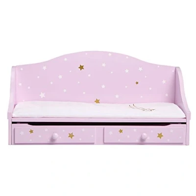 Image of Olivias World 18 in. Baby Doll Wooden Furniture Trundle Bed Dolls Play TD 0096AP