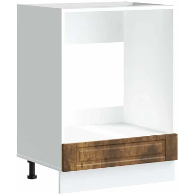 Image of vidaXL Oven Cabinet Porto Smoked Oak Engineered Wood