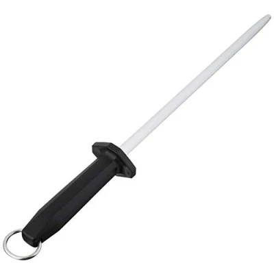 Image of Mercer Culinary 12 Inch German Sharpening Steel, Stainless 38x10x3 cm, Black