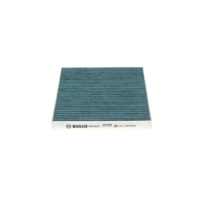 Image of 1541456, 1566997, 1594615, 1701022, 2092404 Pollen Filter BOSCH 0 986 628 507 Activated Carbon 240mm 190mm 22mm FILTER+ FORD: FIESTA 6