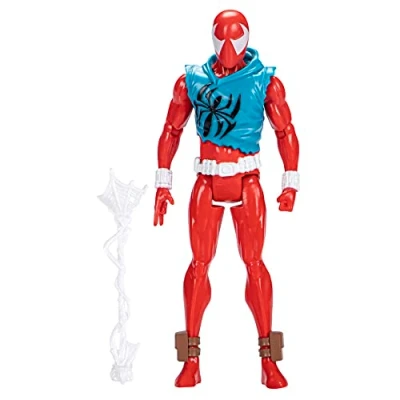 Image of Hasbro Marvel Spider MAN Across The Verse, Scarlet Spider, 6&quot; Action Figure Toy with Web Accessory, for Boys and Girls Ages 4+