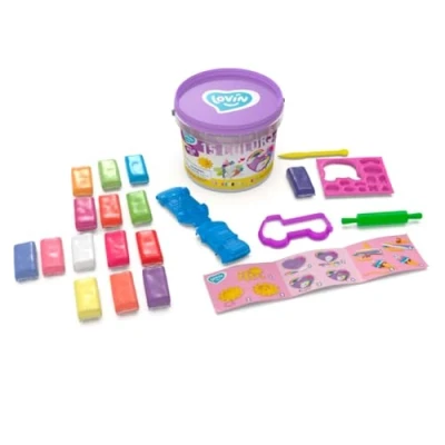 Image of Magic Creatures ТМ Lovin Modeling Set with Air Light Clay, Premium Dry Clay for Sculpting Colorful Modelling Kit Ideal Kids