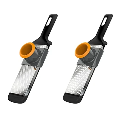 Image of Fiskars FF Grater Set coarse and fine, Plastic Metal, Multi Colour