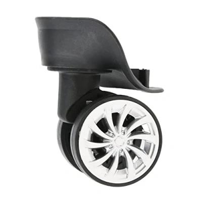 Image of HXYIYG Suitcase Wheels,Luggage Replacement Wheel 2 Pieces Left And Right Wheels Luggage 360 Degree Swivel Mute Casters Trolley Repair Accessory