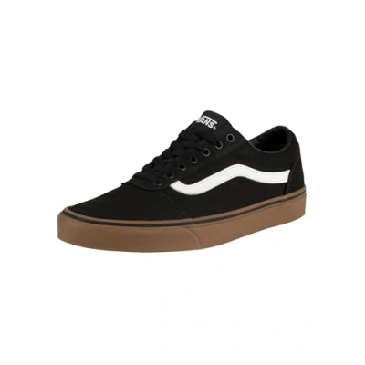 Image of Vans Men&#039;s Mn Ward Sneaker, Black Canvas Gum 7hi, 6.5 UK
