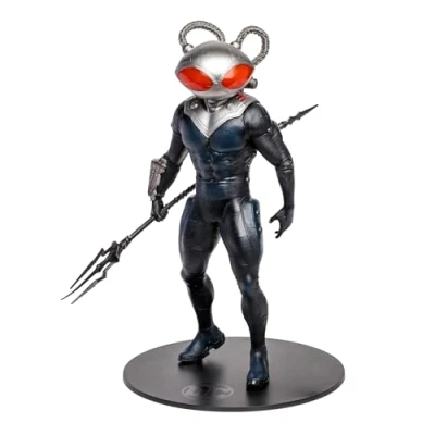 Image of McFarlane Toys DC Aquaman 2 Movie 12 Inches Black Manta Action Figure Incredibly Detailed Statue Based on and the Lost Kingdom Expand Your Multiverse Collection