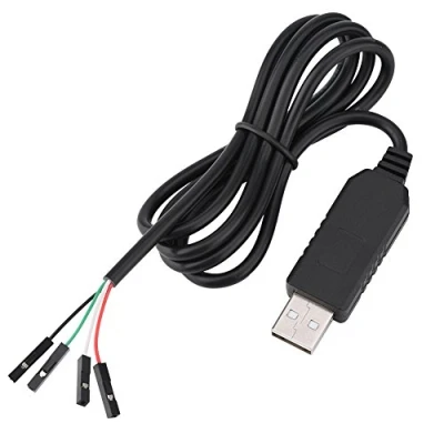 Image of Akozon USB to TTL Converter, Serial Port Adapter PL2303HX RS232 Converter Upgraded COM/TTL STC Download Cable