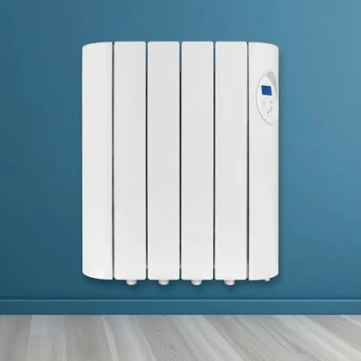 Image of Futura 600W White Oil Filled Radiator Heaters for Home, 24/7 Day Timer Electric Heater Lot 20 &amp; Advanced Thermostat Control, Wall Mounted Low Energy with Child Lock