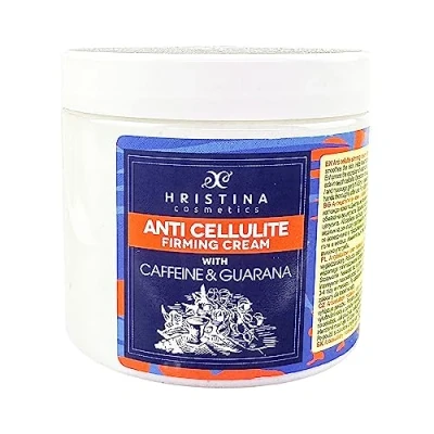 Image of anti cellulite cream with caffeine and guarana Removes cellulite, firms, tones, perfect for treatment of legs, buttocks, thighs, belly 200ml