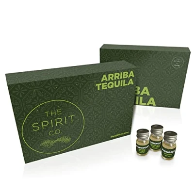 Image of Spirit &amp; Co Arriba Tequila Advent Calendar 2022 Christmas Gift For Him Or Her 24 x Tasting Bottles