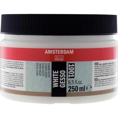 Image of Amsterdam White gesso 1001 jar 250 ml (24173001)