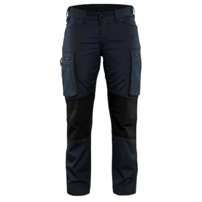 Image of Blakläder 715918458699C40 Size C40 &quot;Stretch&quot; Ladies Service Trousers Dark Navy Blue/Black