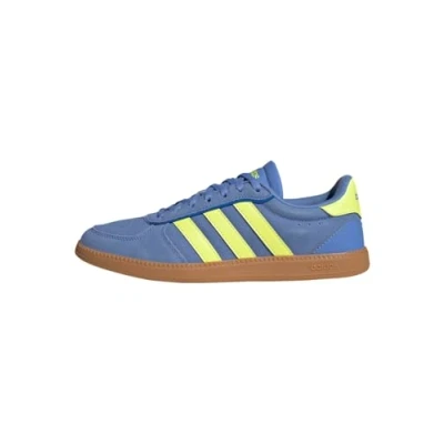 Image of adidas Breaknet Sleek Shoes, Leather Upper, Blue