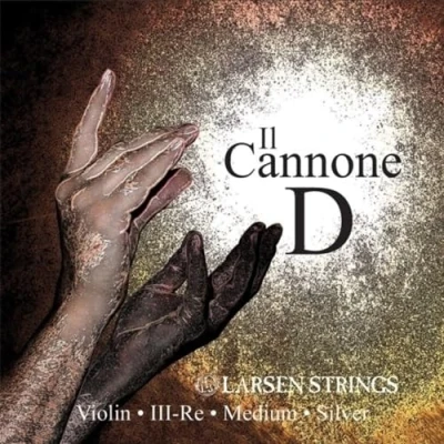 Image of LARSEN Strings Violin II Cannone D Silver medium