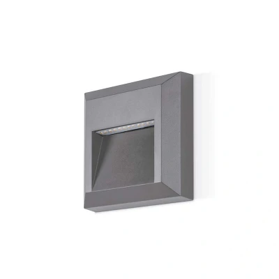 Image of Surface Mount Square IP65 Wall/Path Light 4000K JCC
