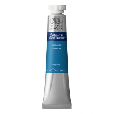 Image of Winsor &amp; Newton Watercolor Paint, Turquoise, 21 ml (Pack of 1)