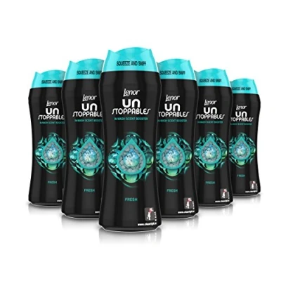 Image of Lenor Unstoppables Fresh In Wash Scent Booster Beads, 285 g, Pack of 6