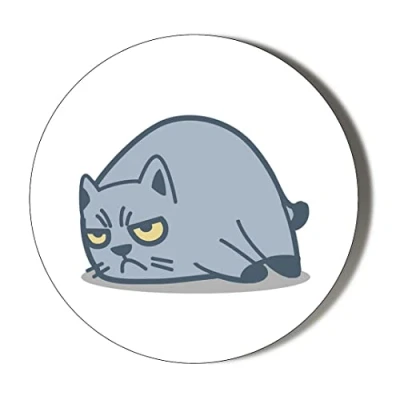 Image of CARTOON GRUMPY CAT 38mm Round Fridge Magnet