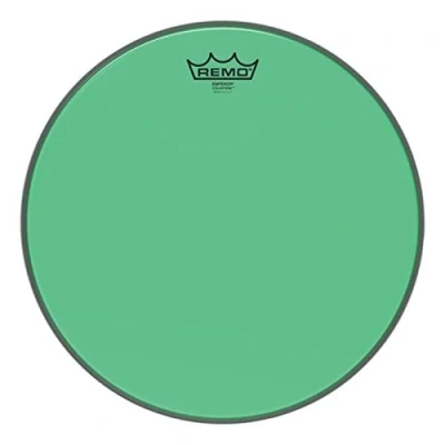 Image of Remo Emperor Colortone Green Drum Head, 14&quot;